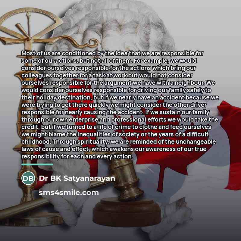 “Most of us are conditioned by the idea that we…” quote by Dr BK Satyanarayan
