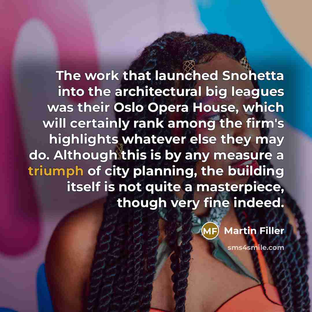 “The work that launched Snohetta into the architectural big leagues…” quote by Martin Filler