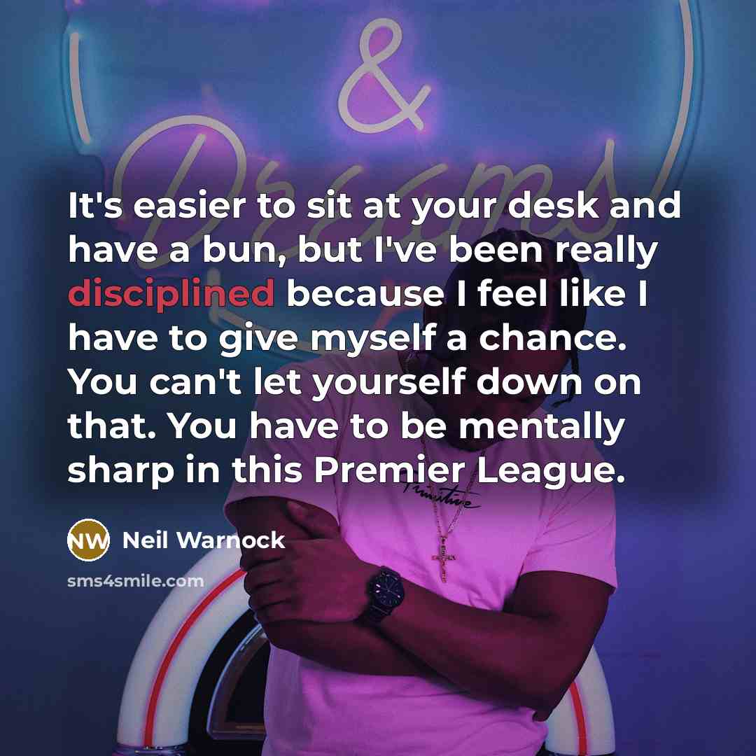 “It's easier to sit at your desk and have a…” quote by Neil Warnock