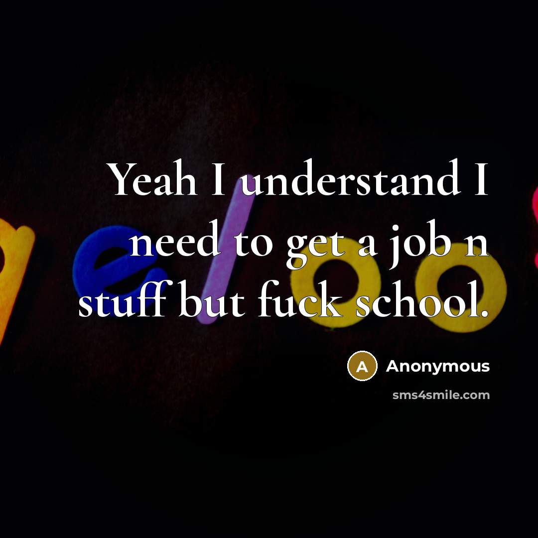 “Yeah I understand I need to get a job n…” quote by Anonymous