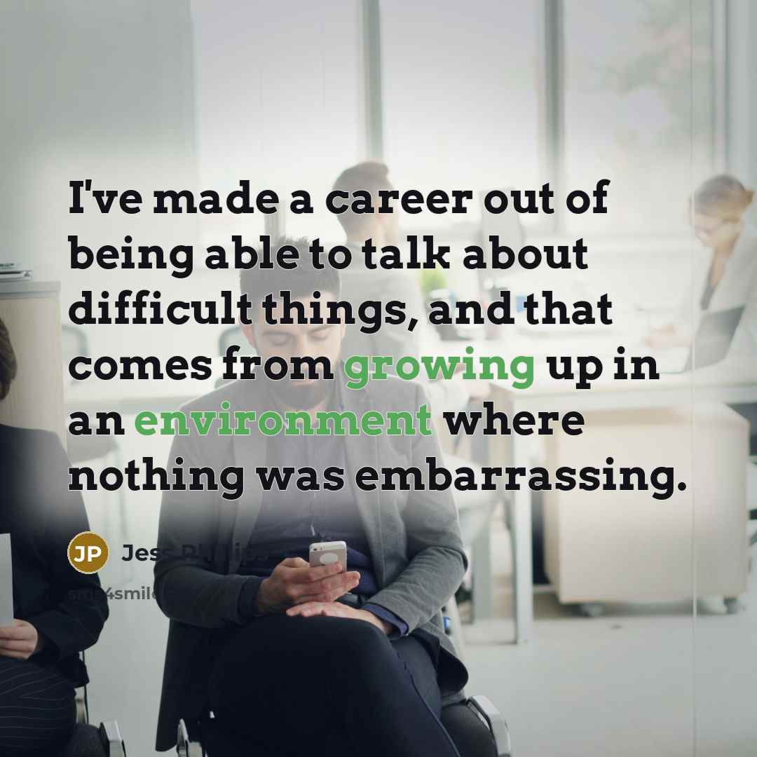 “I've made a career out of being able to talk…” quote by Jess Phillips