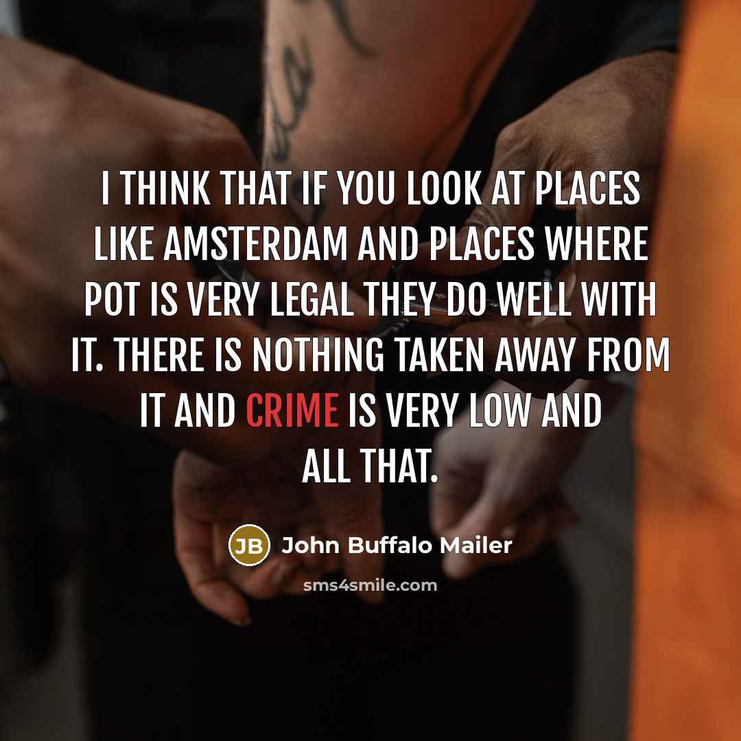 “I think that if you look at places like Amsterdam…” quote by John Buffalo Mailer