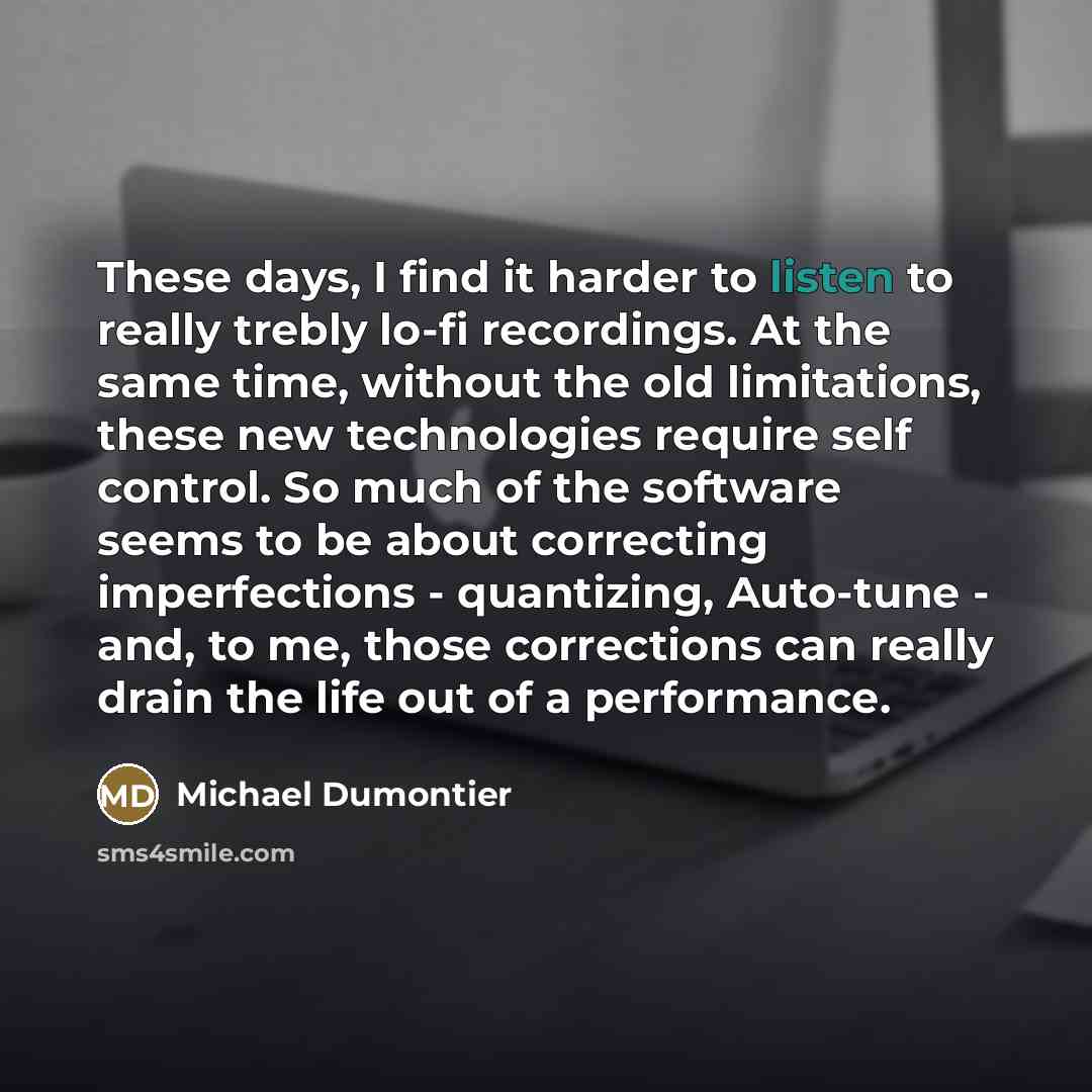 “These days, I find it harder to listen to really…” quote by Michael Dumontier
