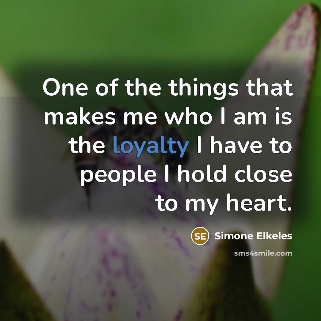 “One of the things that makes me who I am…” quote by Simone Elkeles