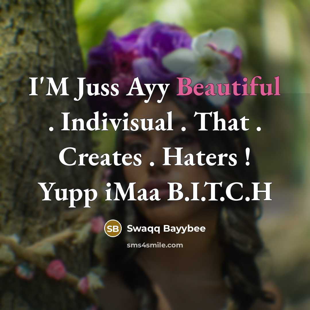 “I'M Juss Ayy Beautiful . Indivisual . That . Creates…” quote by Swaqq Bayybee