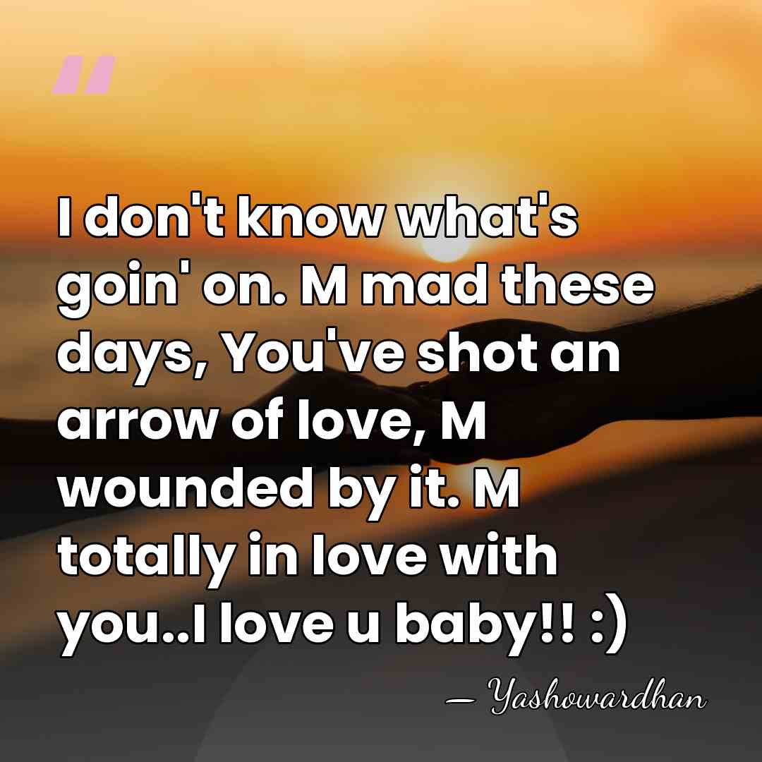 I don't know what's goin' on. M mad these days, You've shot&hellip; - Yashowardhan