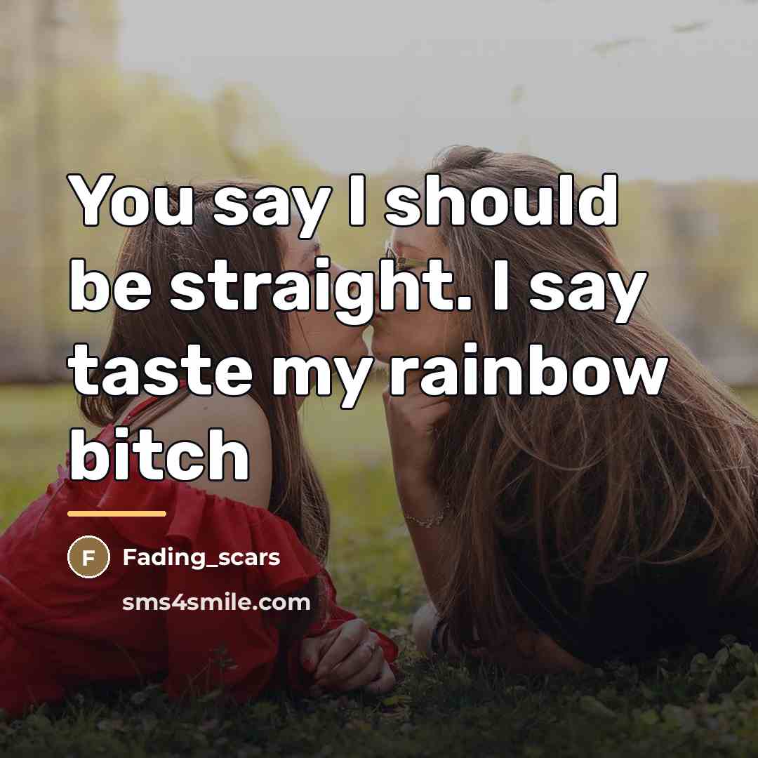 “You say I should be straight. I say taste my…” quote by Fading_scars