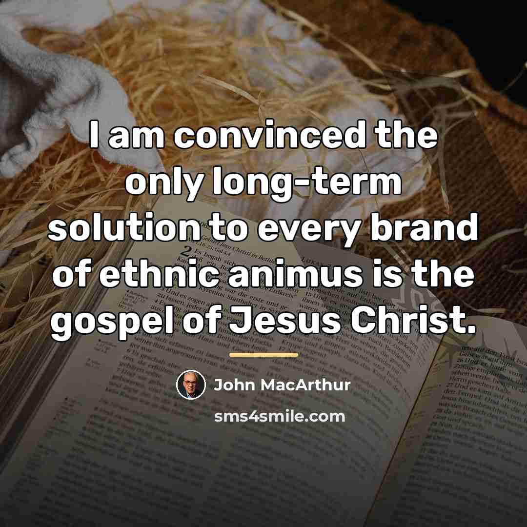“I am convinced the only long-term solution to every brand…” quote by John MacArthur