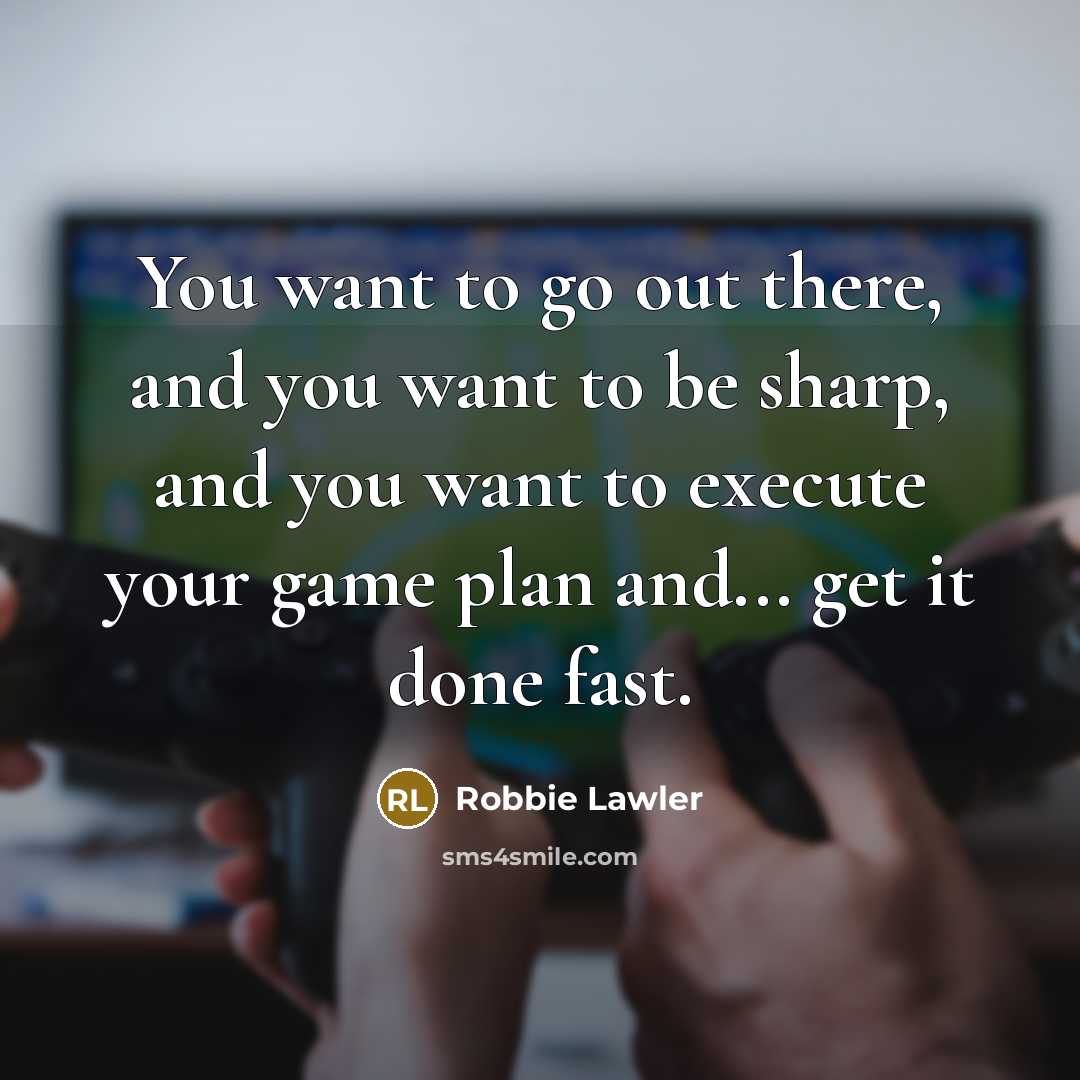 “You want to go out there, and you want to…” quote by Robbie Lawler