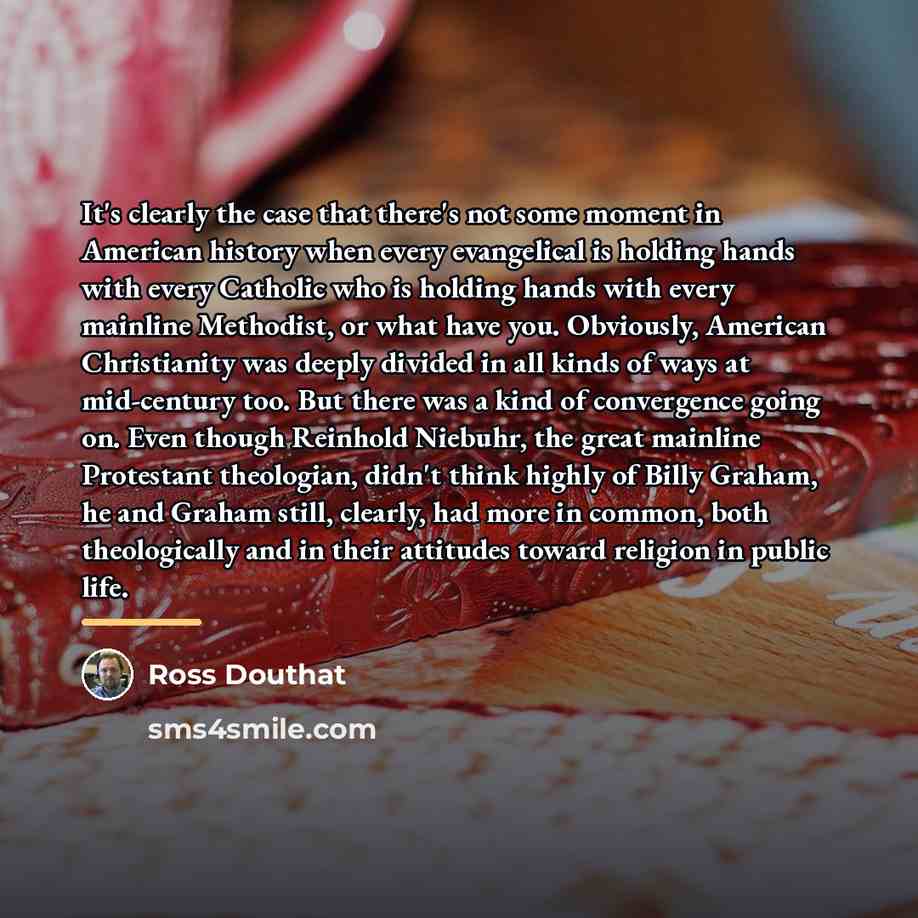 “It's clearly the case that there's not some moment in…” quote by Ross Douthat