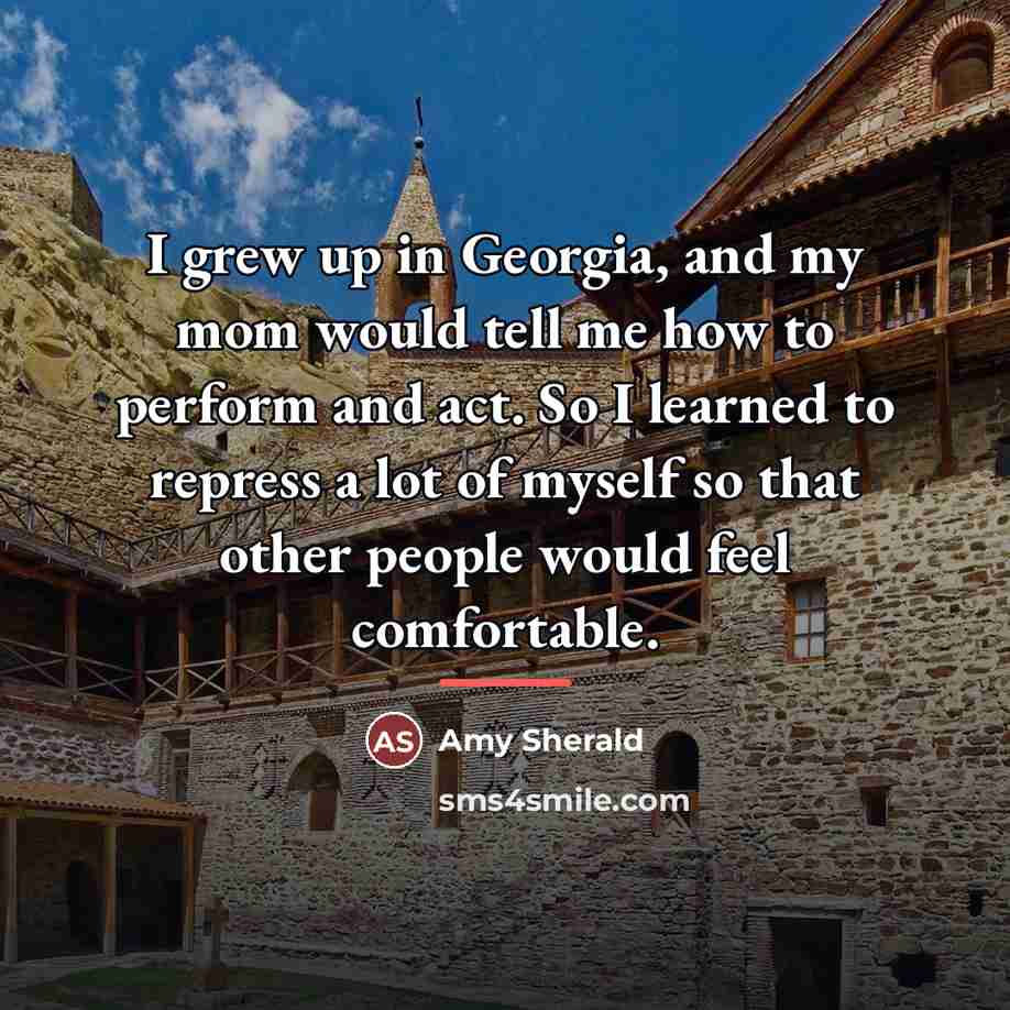 “I grew up in Georgia, and my mom would tell…” quote by Amy Sherald