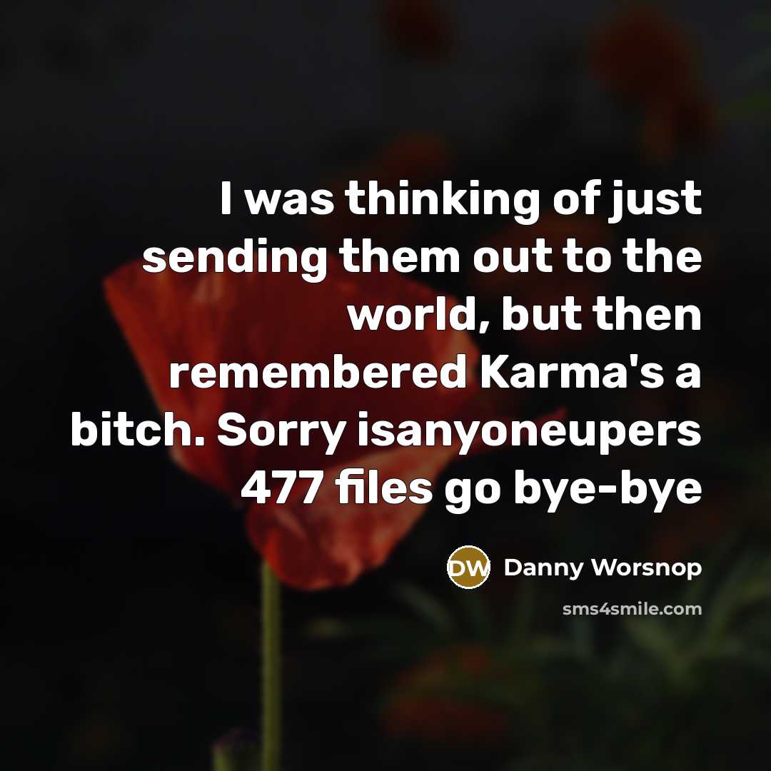“I was thinking of just sending them out to the…” quote by Danny Worsnop
