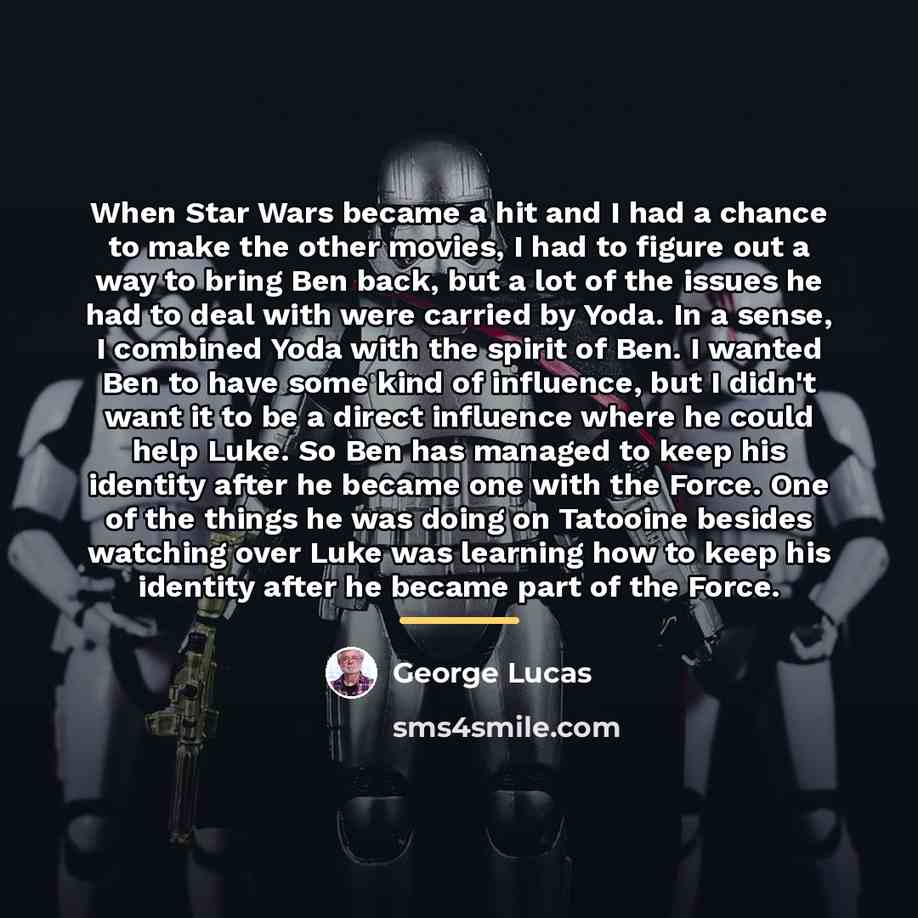 “When Star Wars became a hit and I had a…” quote by George Lucas