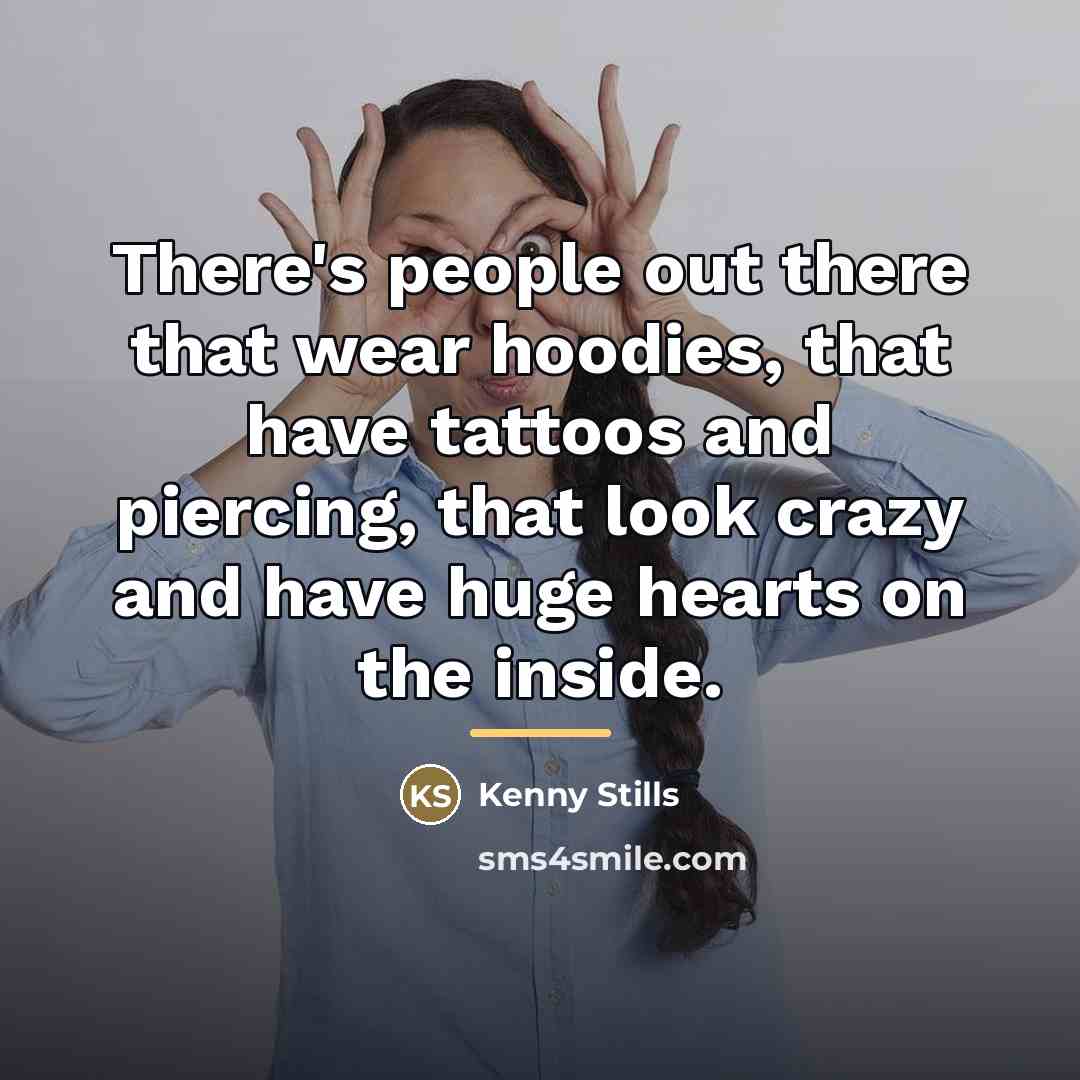 “There's people out there that wear hoodies, that have tattoos…” quote by Kenny Stills