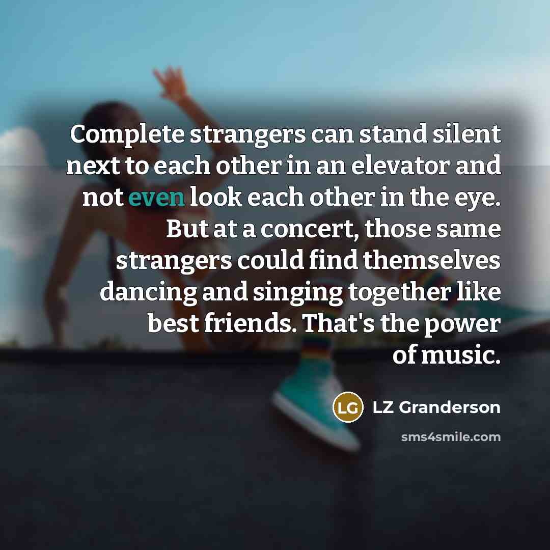 “Complete strangers can stand silent next to each other in…” quote by LZ Granderson