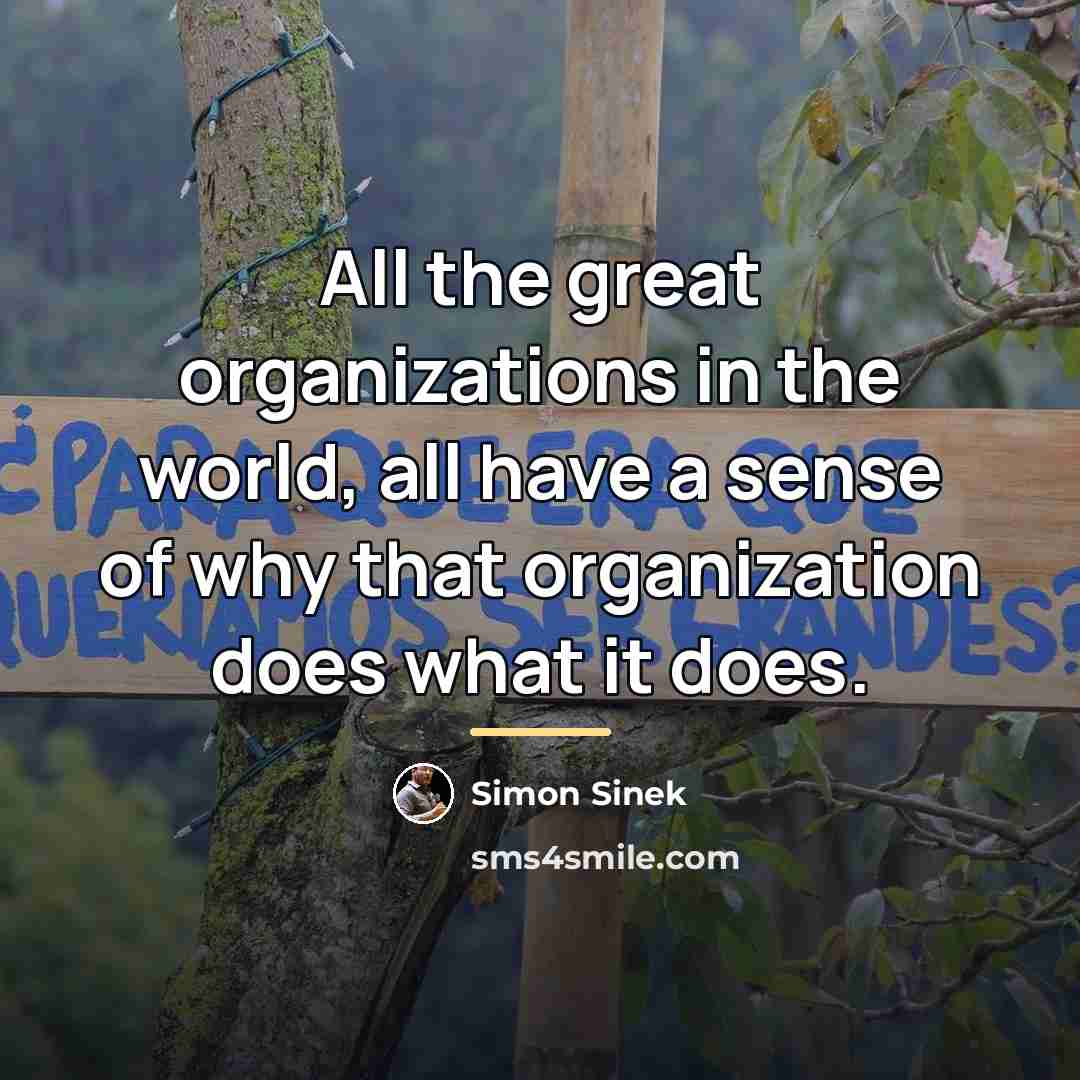 “All the great organizations in the world, all have a…” quote by Simon Sinek