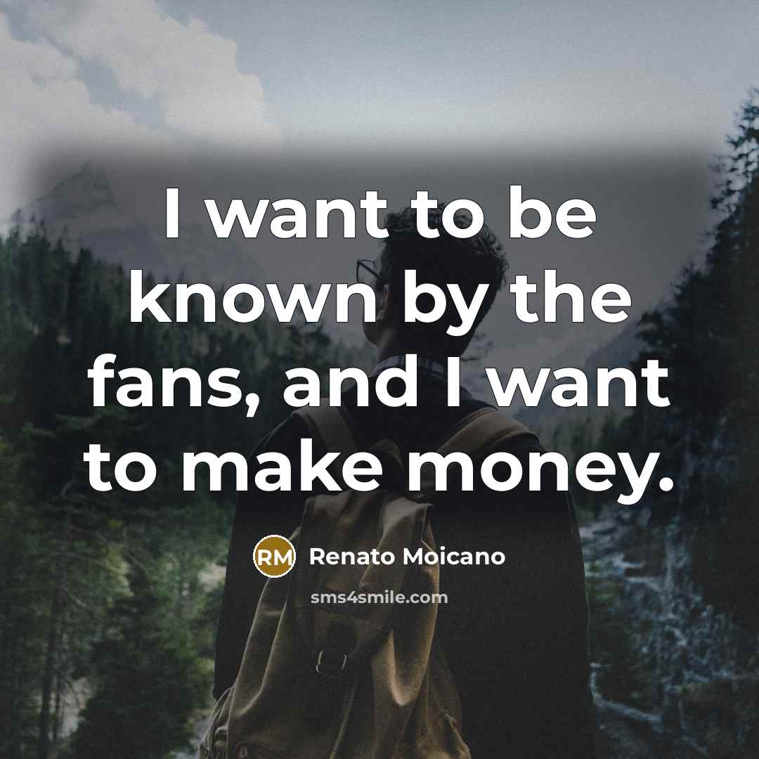 “I want to be known by the fans, and I…” quote by Renato Moicano