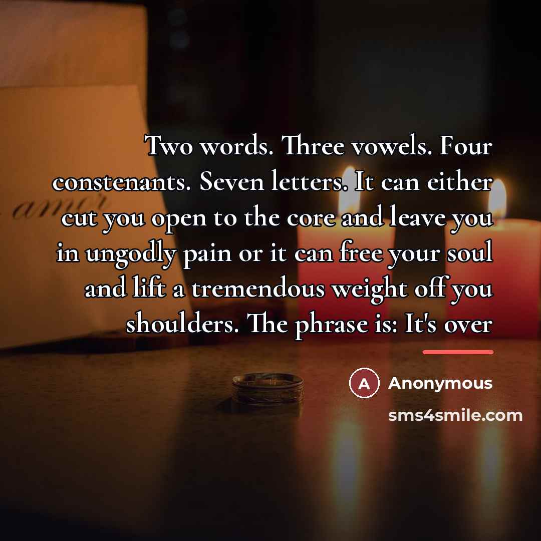 “Two words. Three vowels. Four constenants. Seven letters. It can…” quote by Anonymous