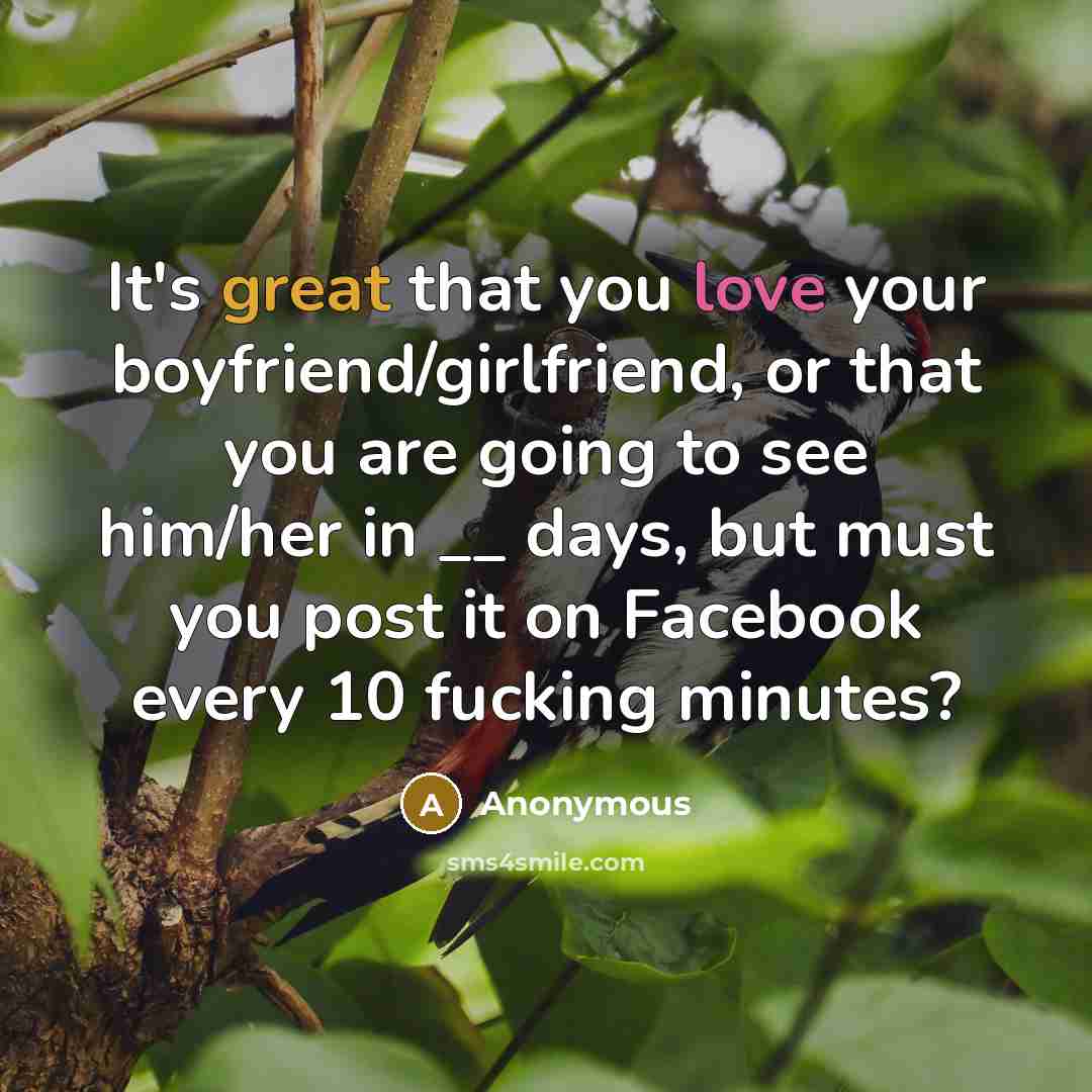 “It's great that you love your boyfriend/girlfriend, or that you…” quote by Anonymous