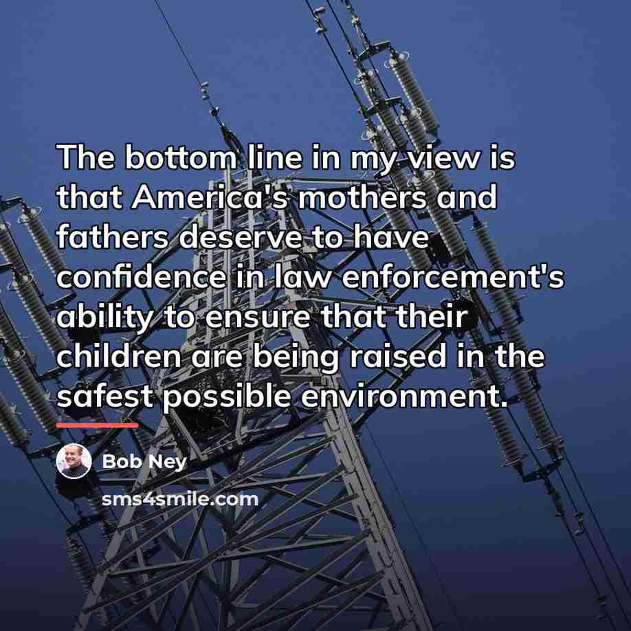 “The bottom line in my view is that America's mothers…” quote by Bob Ney