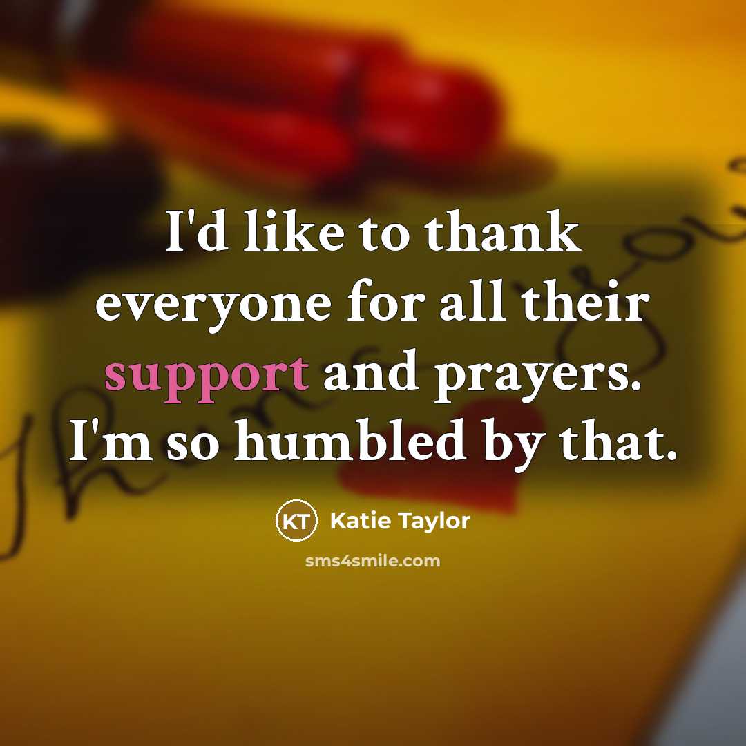 “I'd like to thank everyone for all their support and…” quote by Katie Taylor