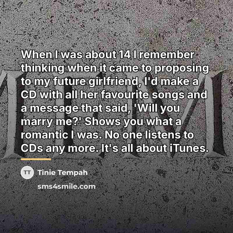 “When I was about 14 I remember thinking when it…” quote by Tinie Tempah
