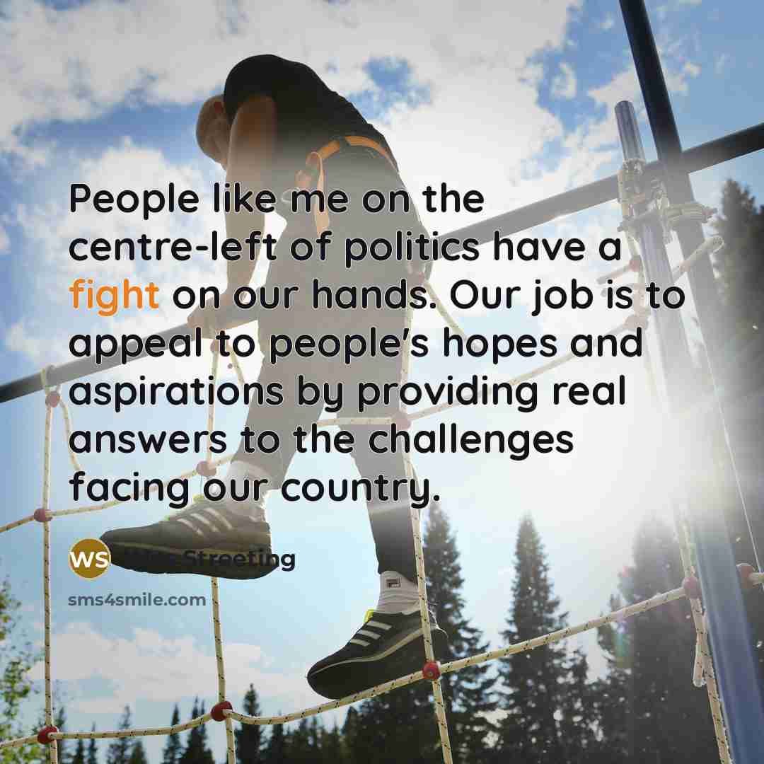 “People like me on the centre-left of politics have a…” quote by Wes Streeting