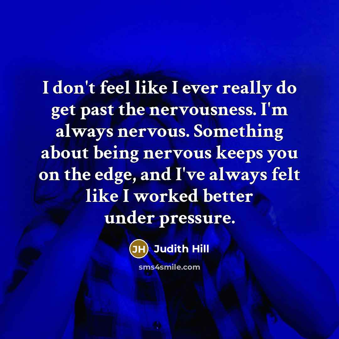“I don't feel like I ever really do get past…” quote by Judith Hill