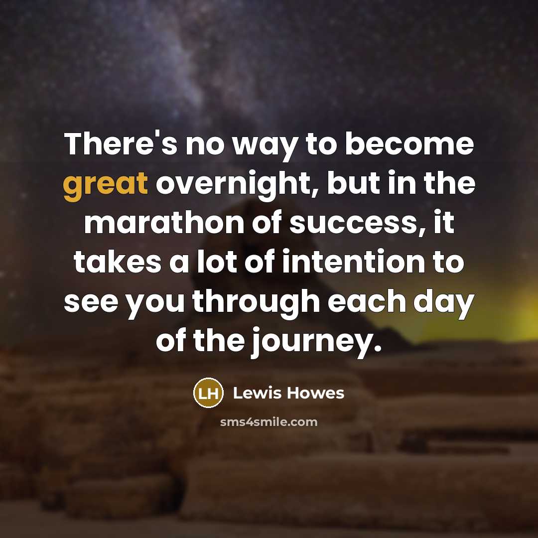 “There's no way to become great overnight, but in the…” quote by Lewis Howes