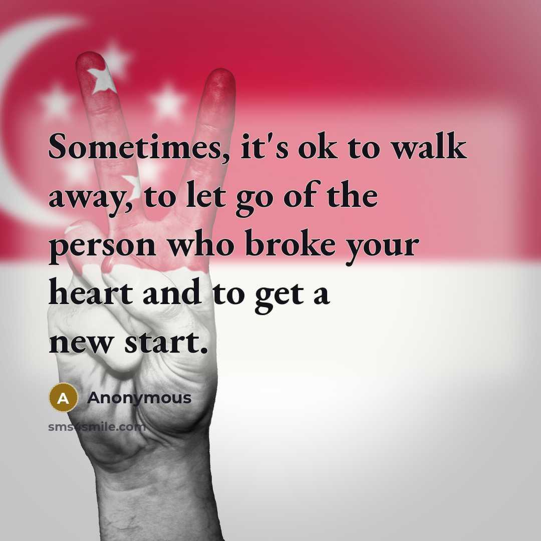 “Sometimes, it's ok to walk away, to let go of…” quote by Anonymous
