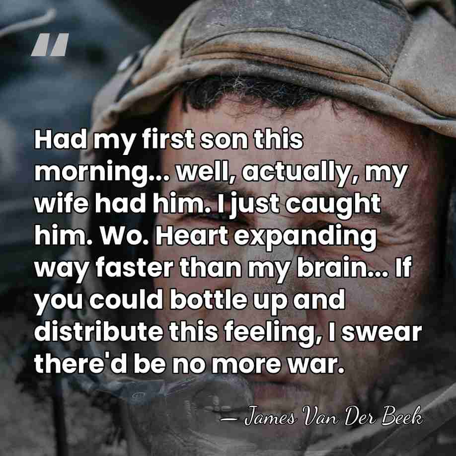 Had my first son this morning... well, actually, my wife had him.&hellip; - James Van Der Beek