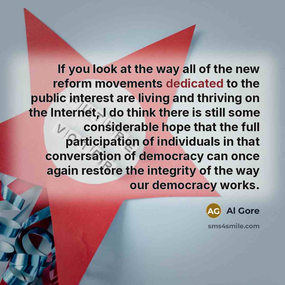 “If you look at the way all of the new…” quote by Al Gore