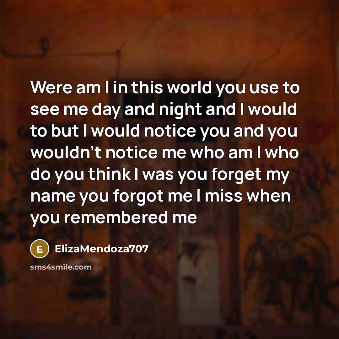 “Were am I in this world you use to see…” quote by ElizaMendoza707