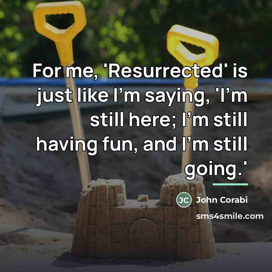 “For me, 'Resurrected' is just like I'm saying, 'I'm still…” quote by John Corabi