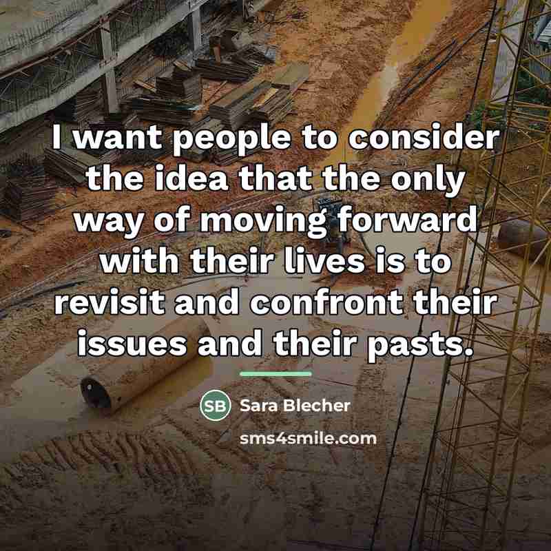 “I want people to consider the idea that the only…” quote by Sara Blecher