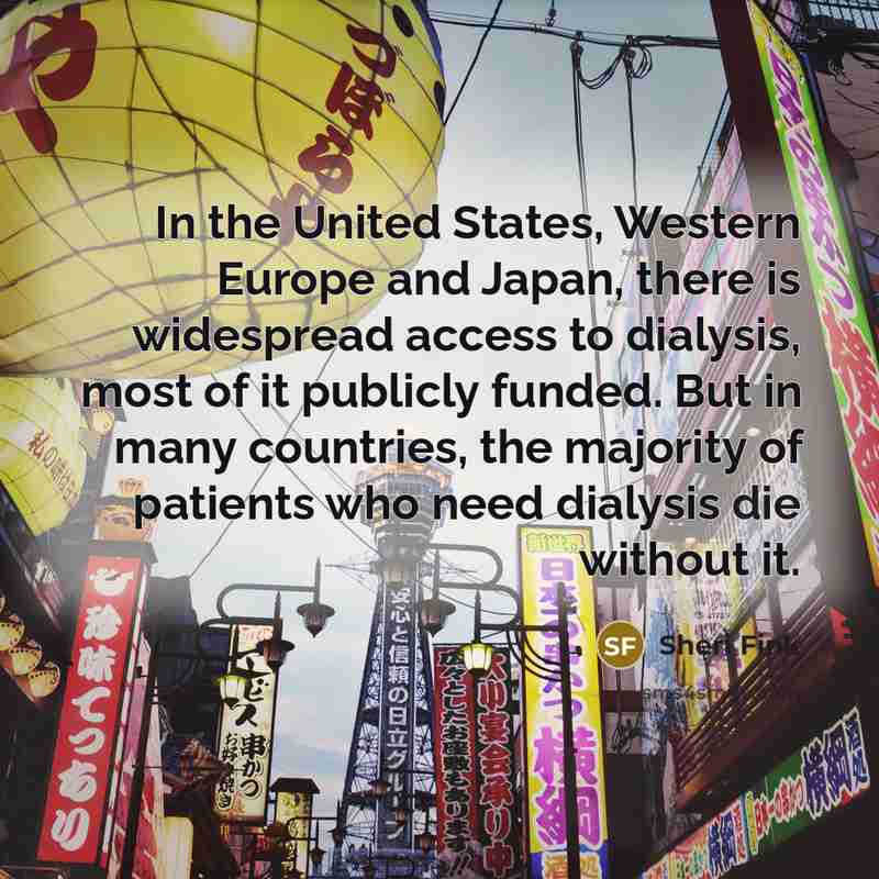 “In the United States, Western Europe and Japan, there is…” quote by Sheri Fink