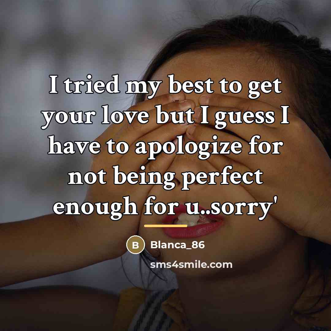 “I tried my best to get your love but I…” quote by Blanca_86
