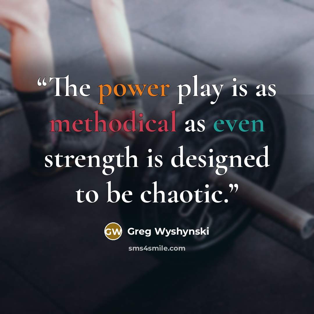 “The power play is as methodical as even strength is designed to be chaotic.” quote by Greg Wyshynski