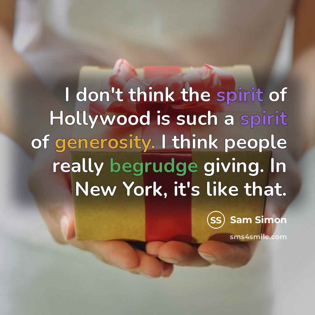 “I don't think the spirit of Hollywood is such a…” quote by Sam Simon