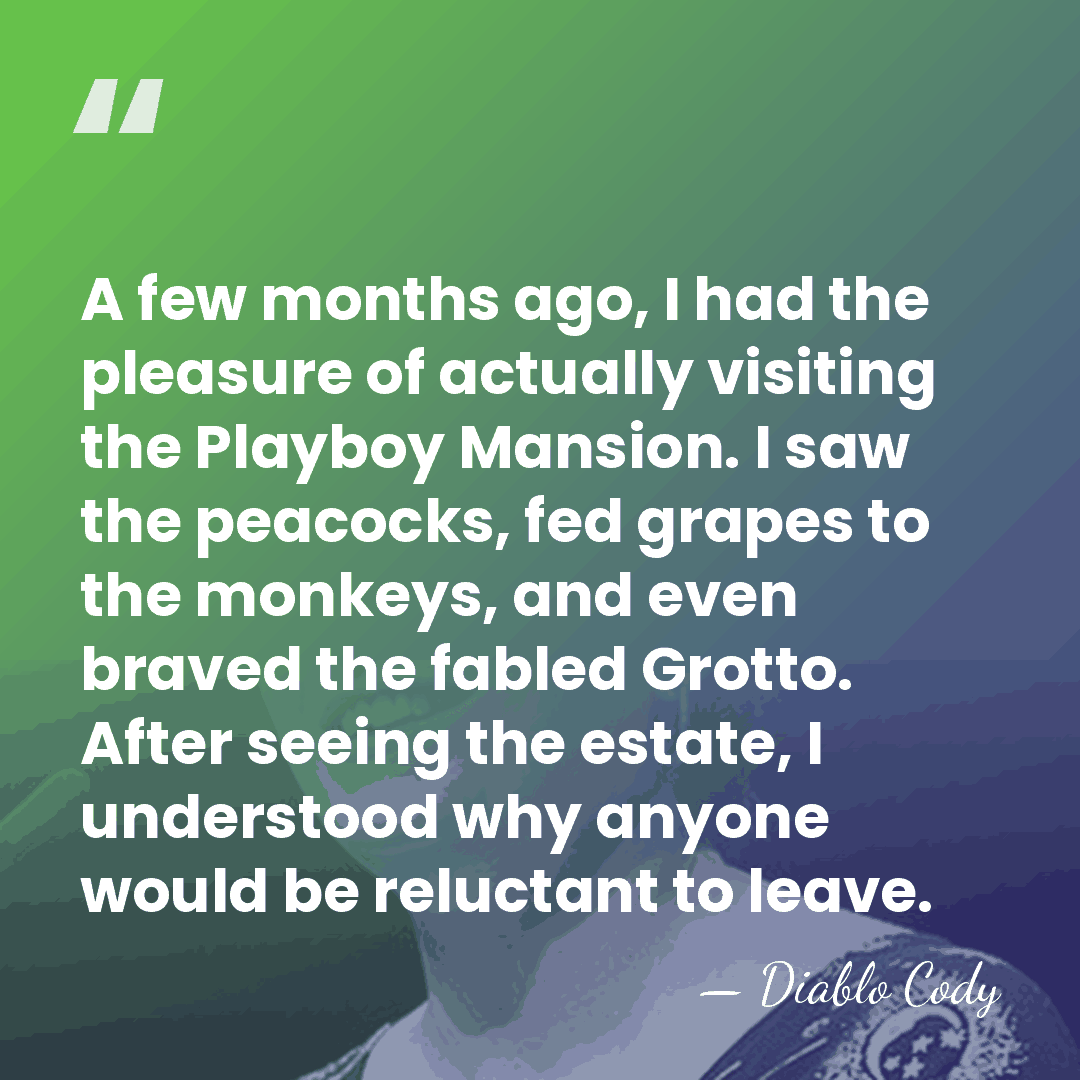 A few months ago, I had the pleasure of actually visiting the&hellip; - Diablo Cody