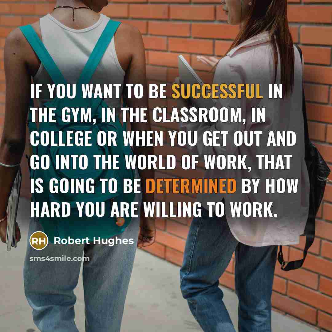 “If you want to be successful in the gym, in…” quote by Robert Hughes