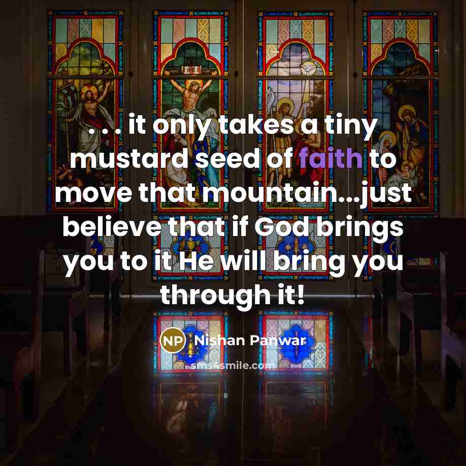 “. . . it only takes a tiny mustard seed…” quote by Nishan Panwar