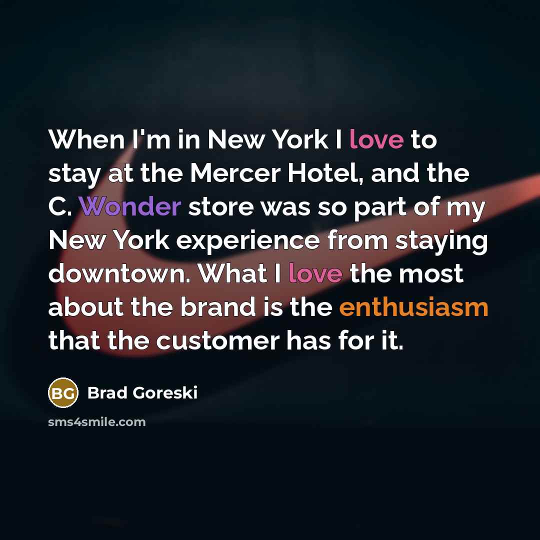 “When I'm in New York I love to stay at…” quote by Brad Goreski