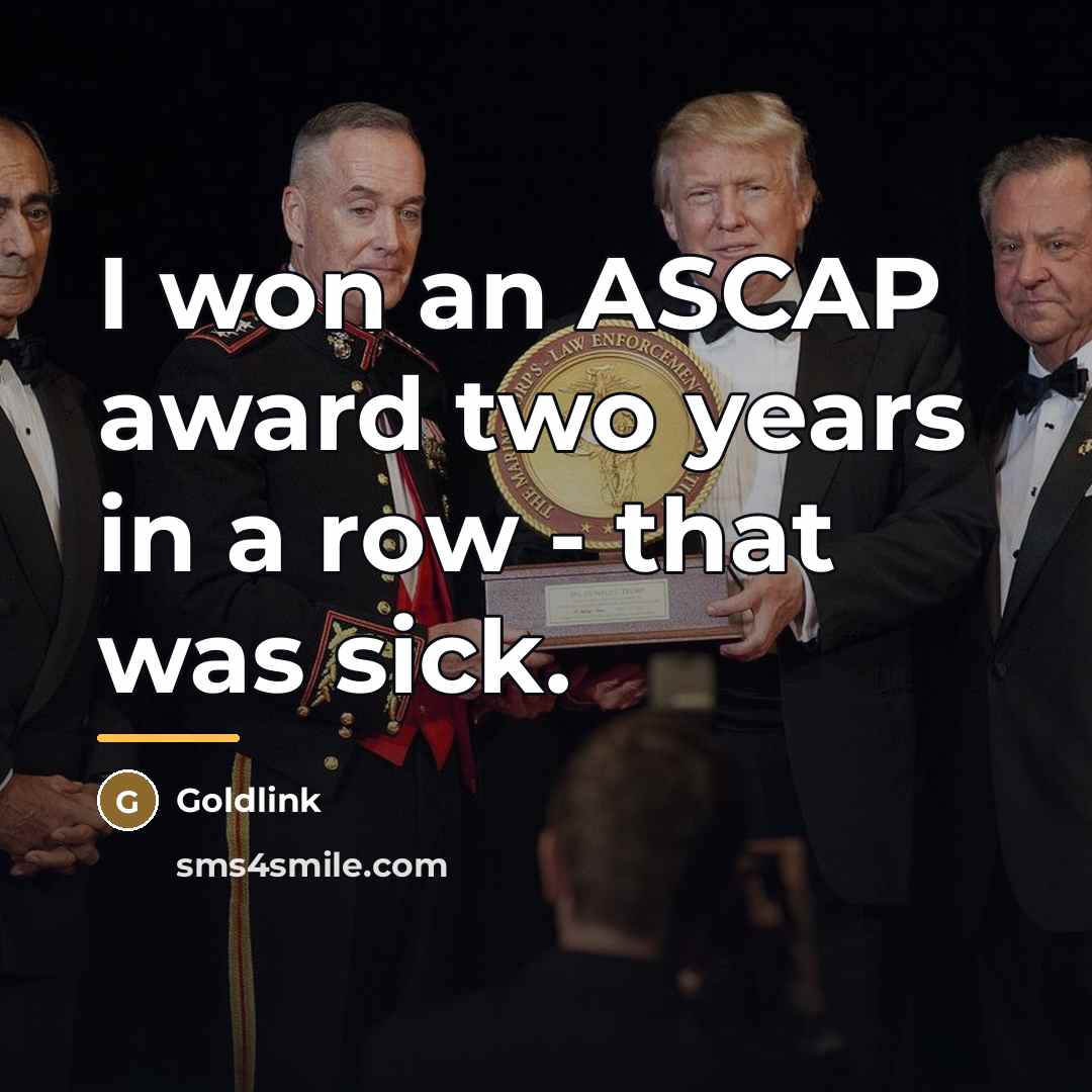 “I won an ASCAP award two years in a row…” quote by Goldlink