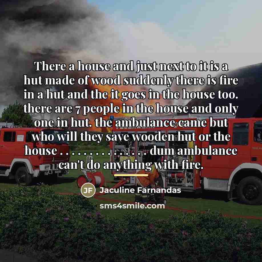 “There a house and just next to it is a…” quote by Jaculine Farnandas
