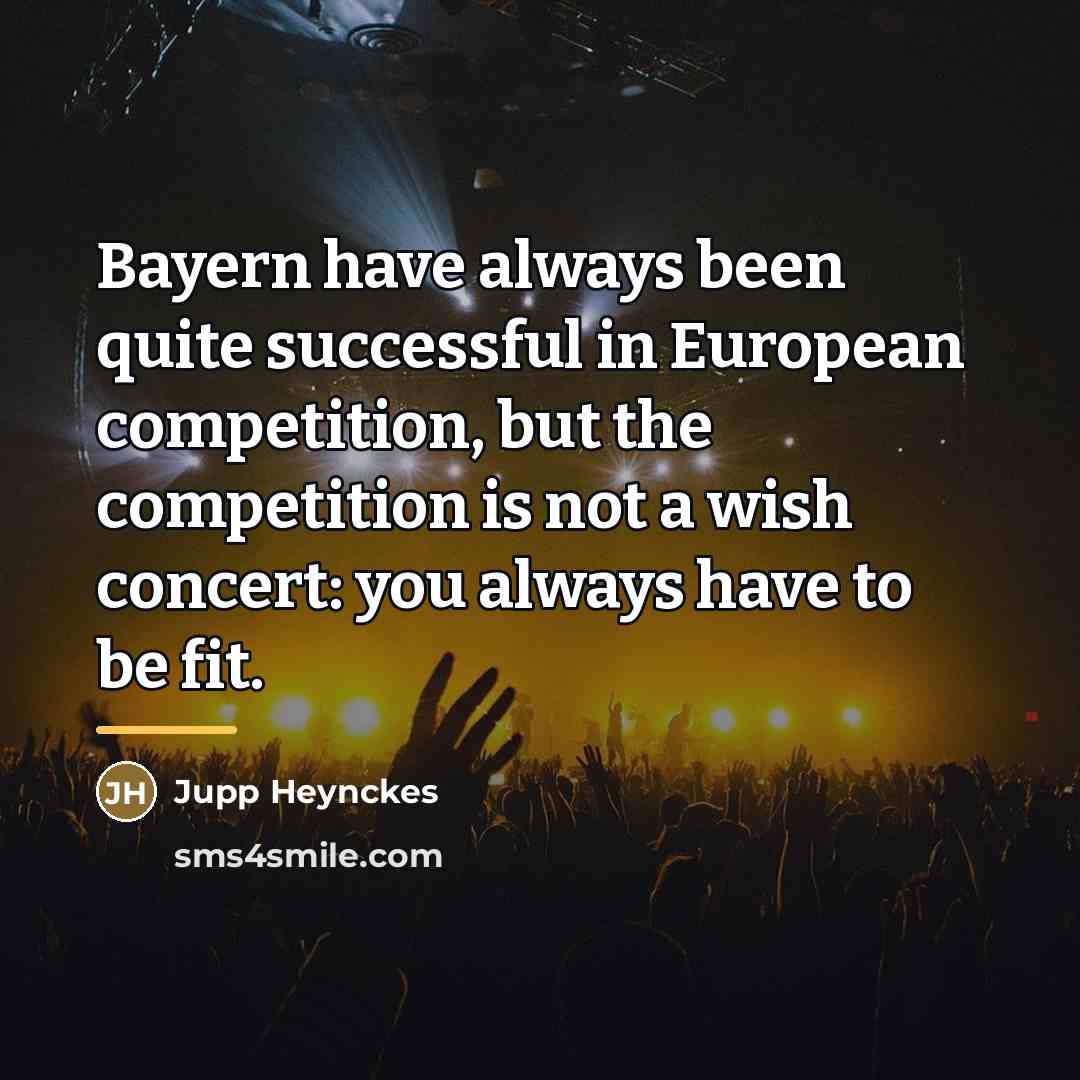 “Bayern have always been quite successful in European competition, but…” quote by Jupp Heynckes