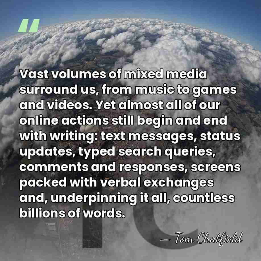 Vast volumes of mixed media surround us, from music to games and&hellip; - Tom Chatfield