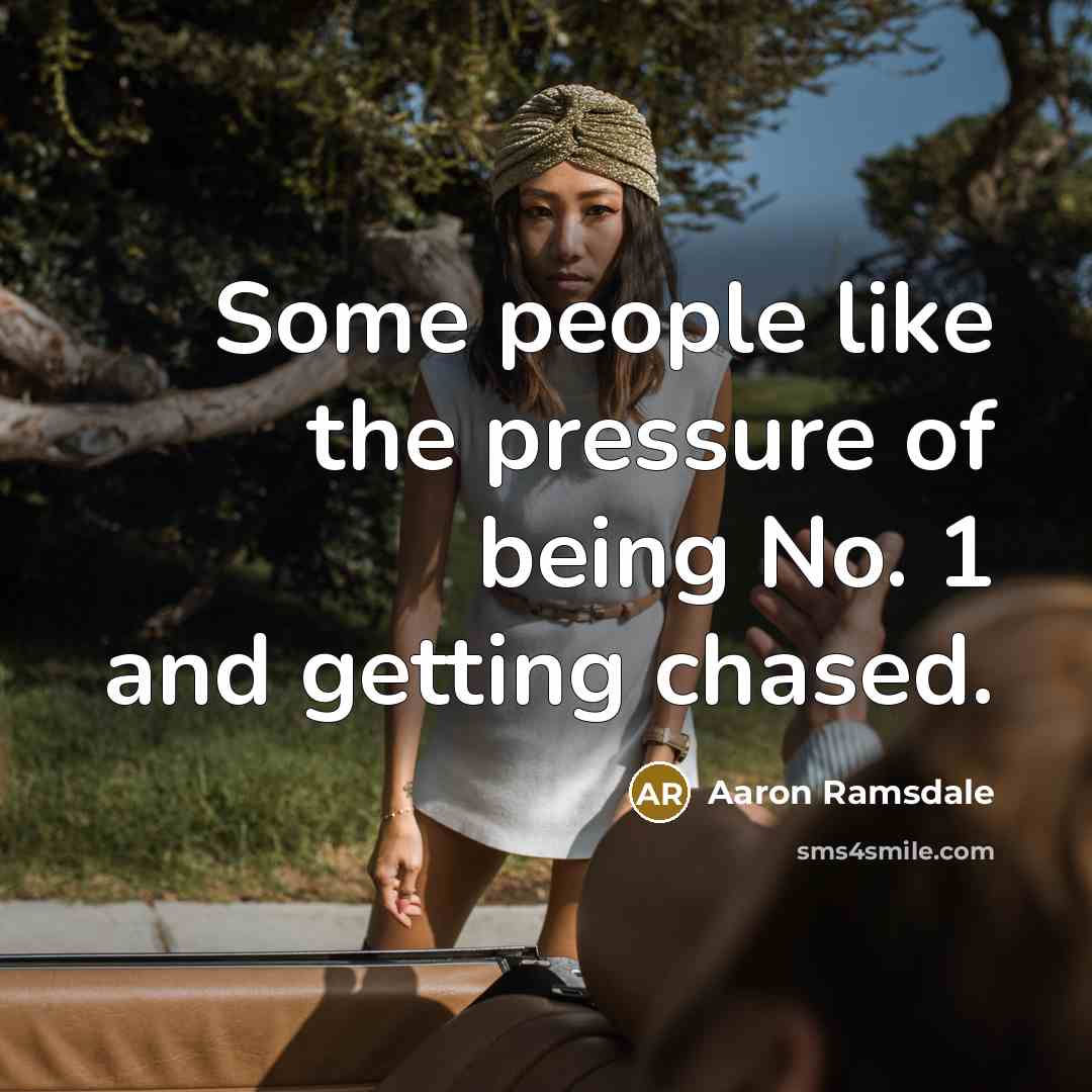 “Some people like the pressure of being No. 1 and…” quote by Aaron Ramsdale