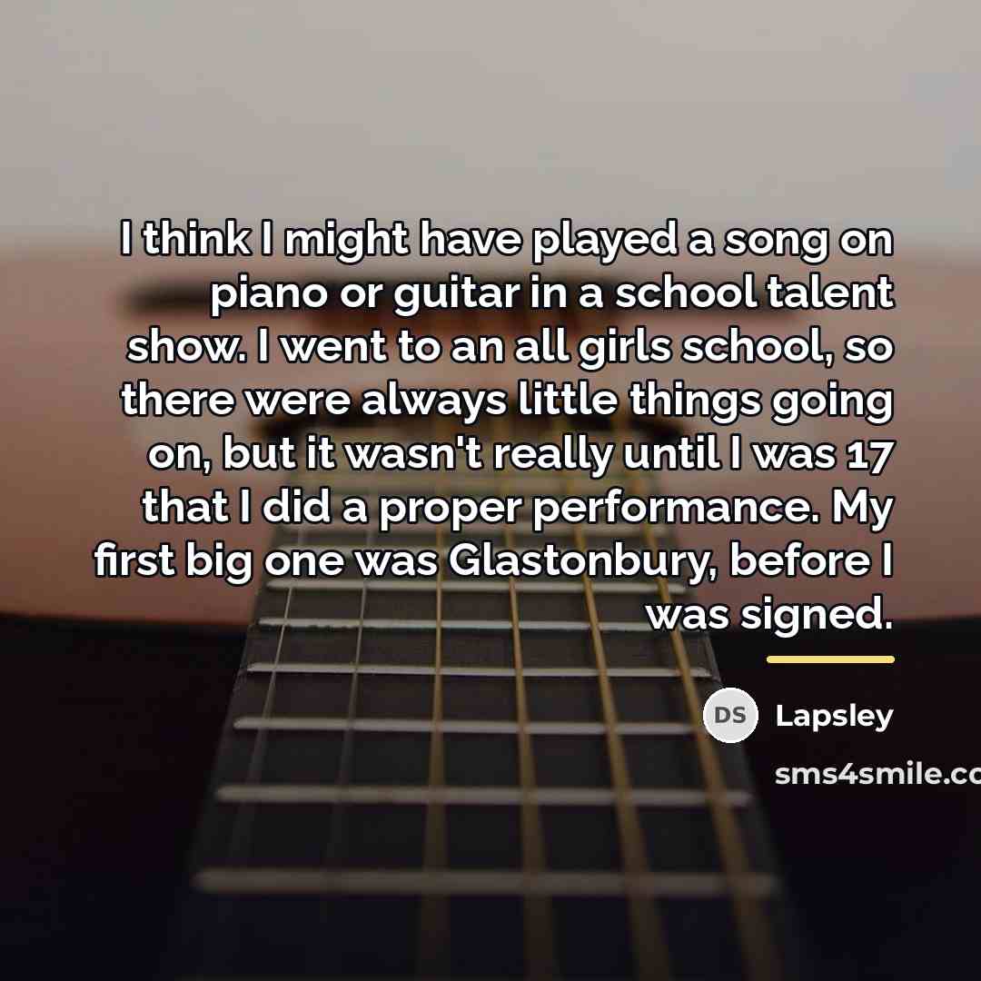 “I think I might have played a song on piano…” quote by Lapsley