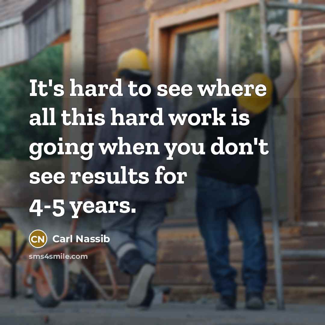 “It's hard to see where all this hard work is…” quote by Carl Nassib